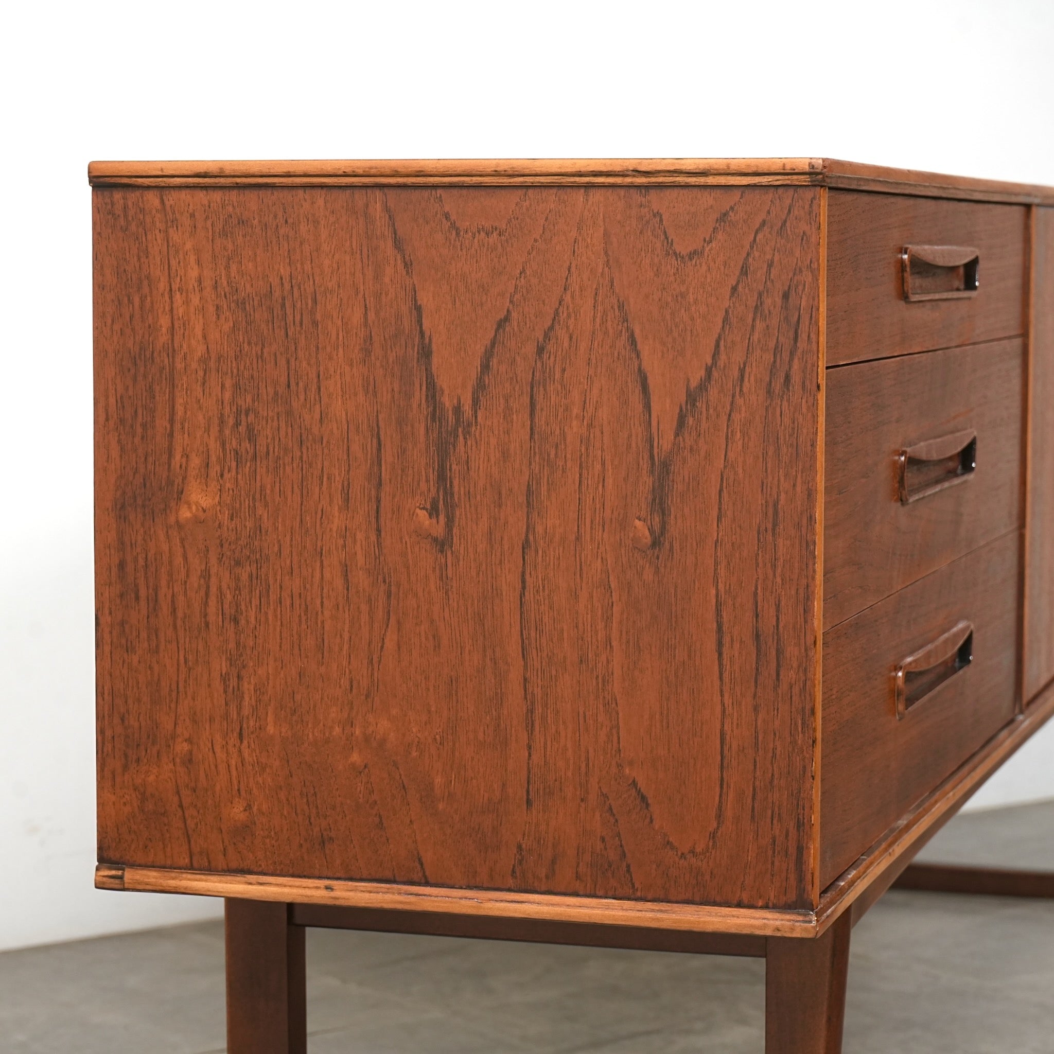 英国アンティークStonehill製サイドボード/木製机テレビ台(91-133