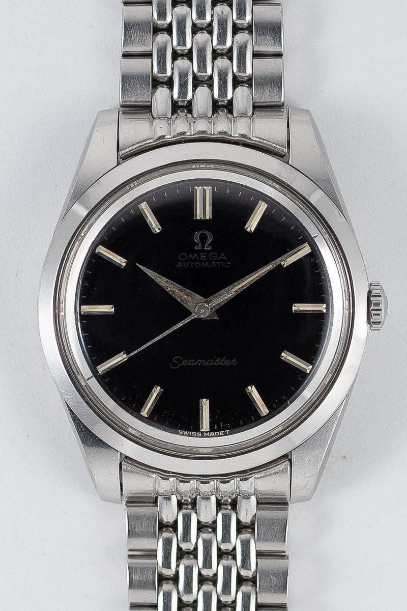 OMEGA Seamaster Ref.165.010 Black Mirror Dial No Date – TIMEANAGRAM