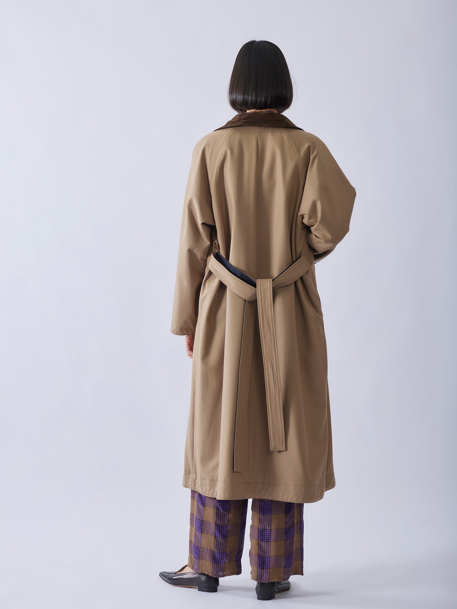 リバーシブルステンカラーコート/TBAA-011