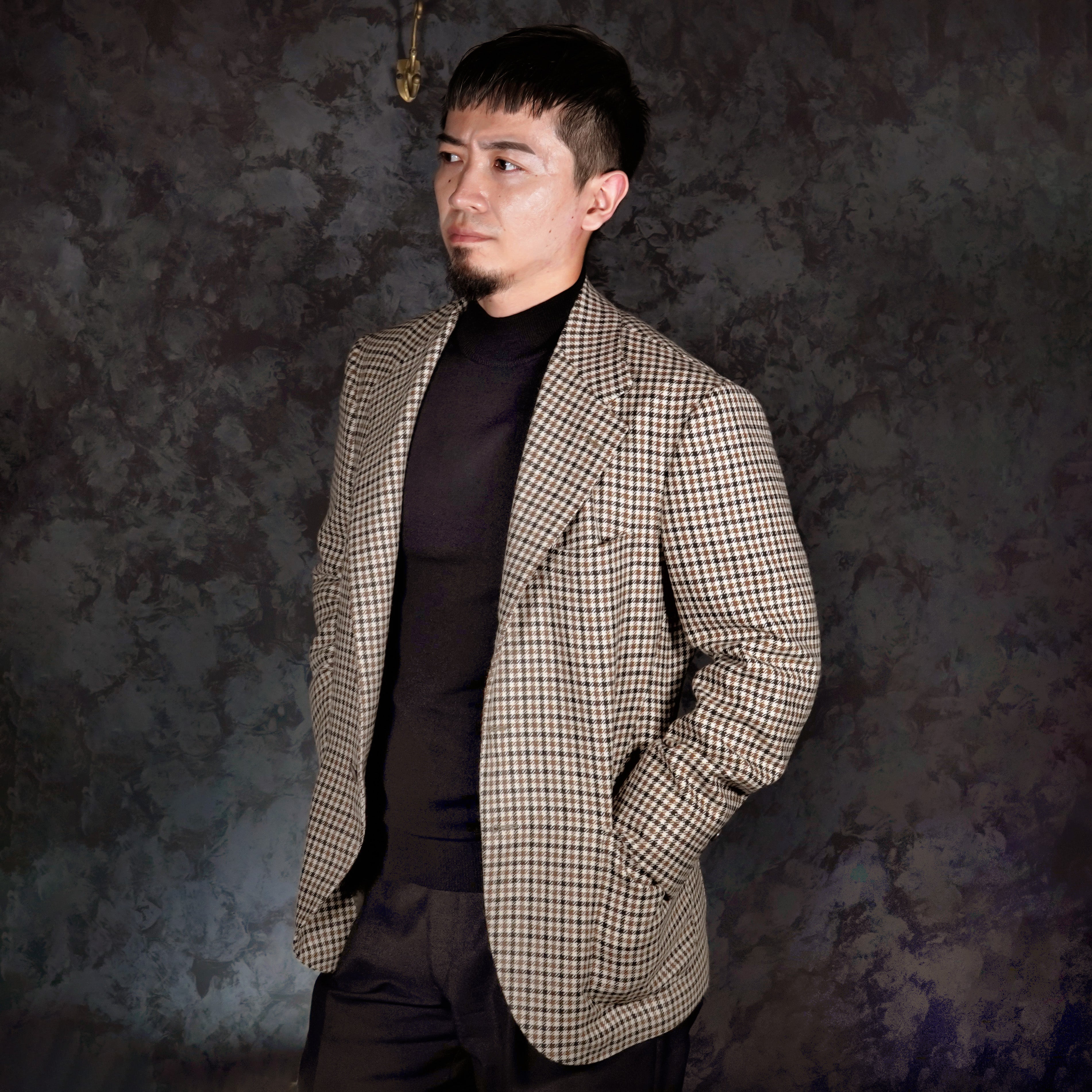 RESTOCK＞＞LEONARDO TAZZARI MOCK NECK KNIT – TIE YOUR TIE