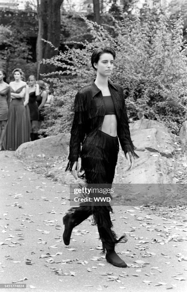 S/S 1990 OMO Norma Kamali fringe pants - XS – (that)bityou vintage