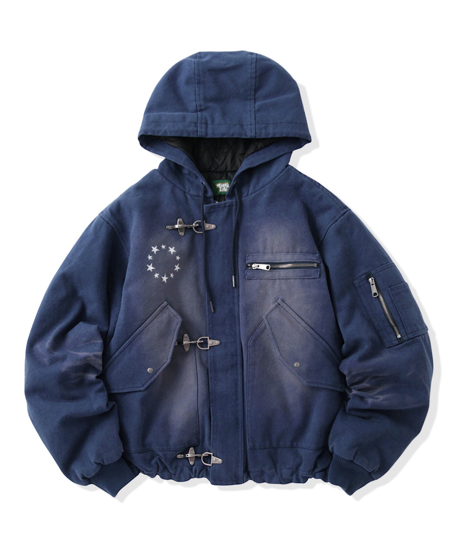 Vintage styles Star logo Duck Hooded Fireman Jacket – That's life