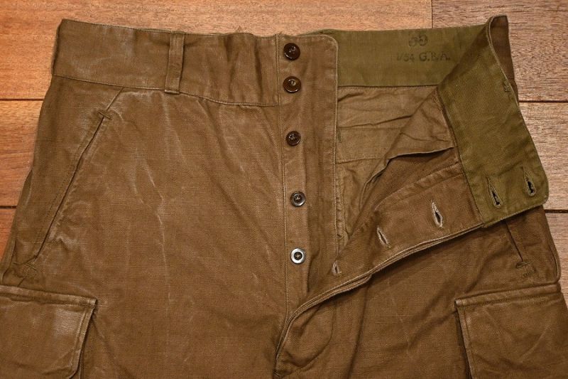 USED 50S フランス軍 M-47 カーゴパンツ 前期モデル (SIZE:35