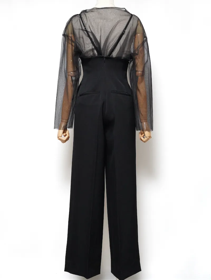 FETICO（フェティコ） 2WAYブラジャンプスーツ（ブラック/サイズ1