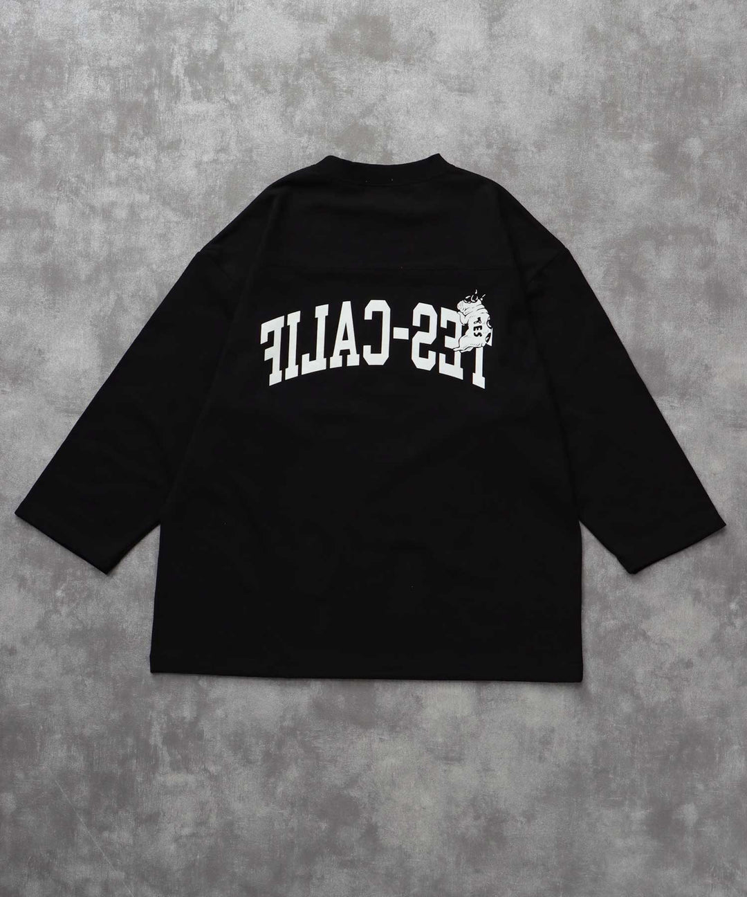 TES CALIF FOOT BALL T-SHIRT 9SLEEVE / フットボールTシャツ 9分袖