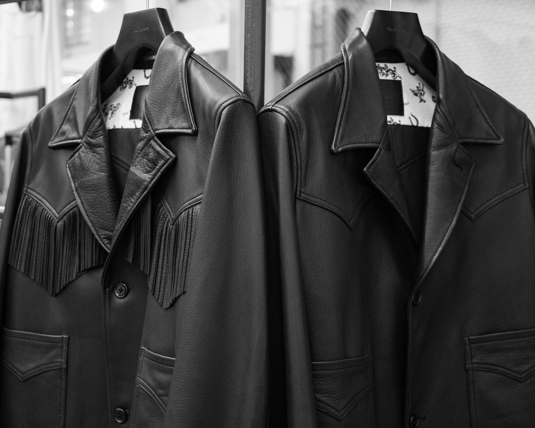 FRINGE LAPELED JACKET -GOAT SKIN- & LAPELED JACKET -GOAT SKIN