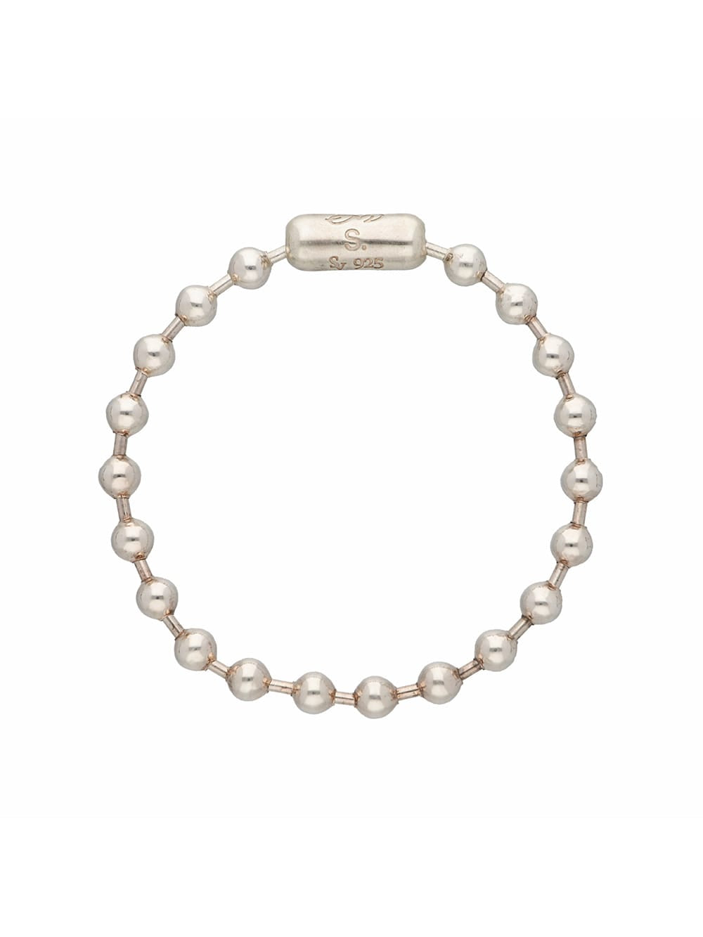 ボールチェーンブレスレット シルバー-L- regular - sspj.0029