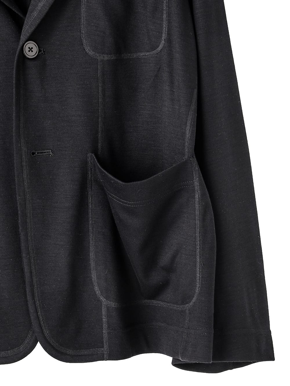 sj.0018AW25-black パジャマジャケット The Black-and-White Realism