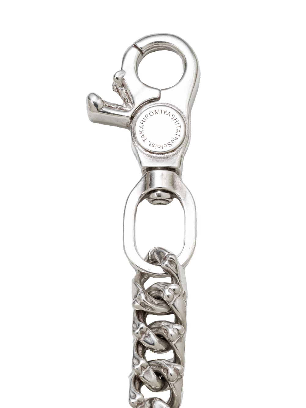 sa.0046SS23_silver ボーンシェイプドウォレットチェーン judb 2023SS