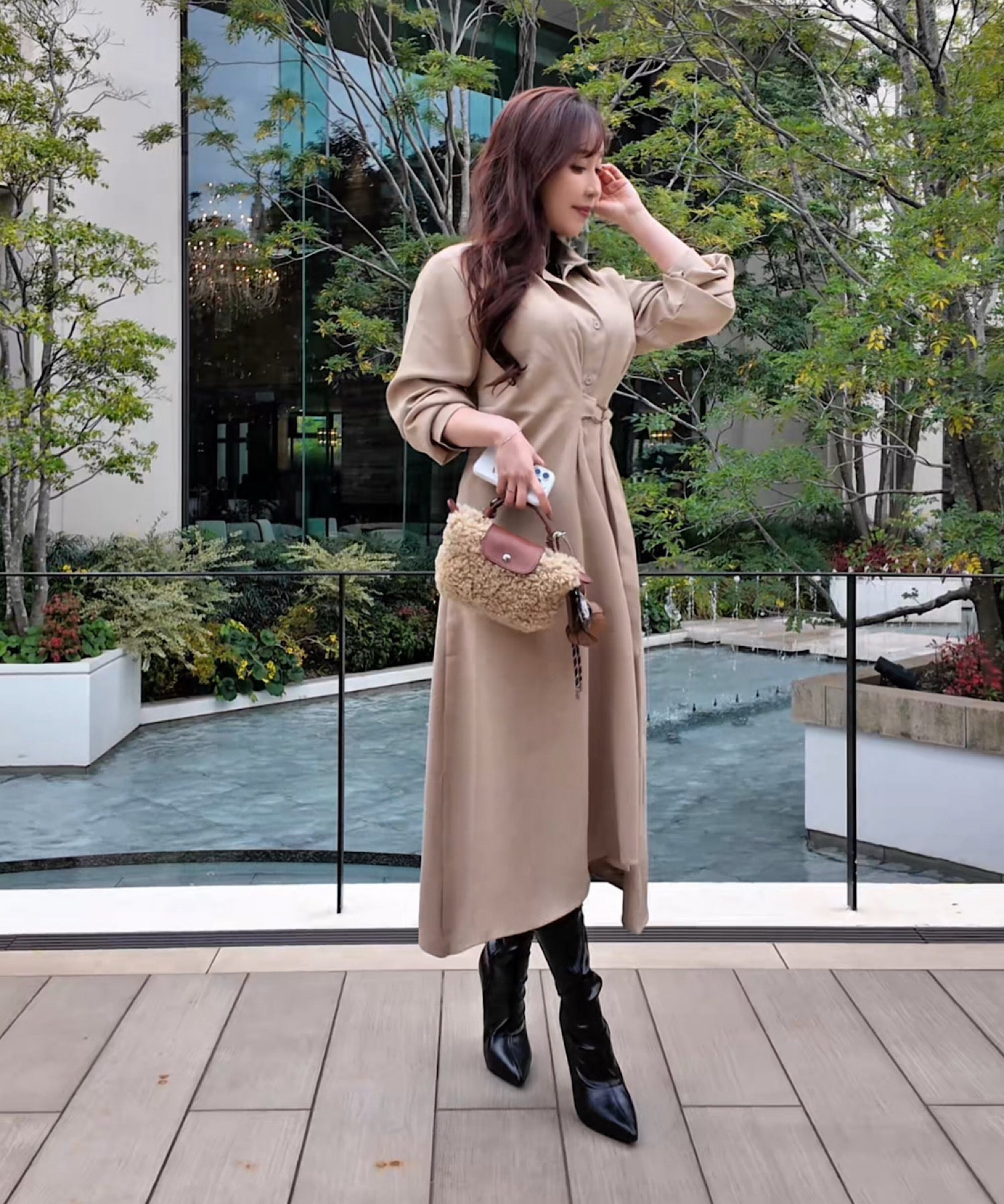 ウェストベルトシャツワンピース | THEODORIC.dy公式通販 | セオ