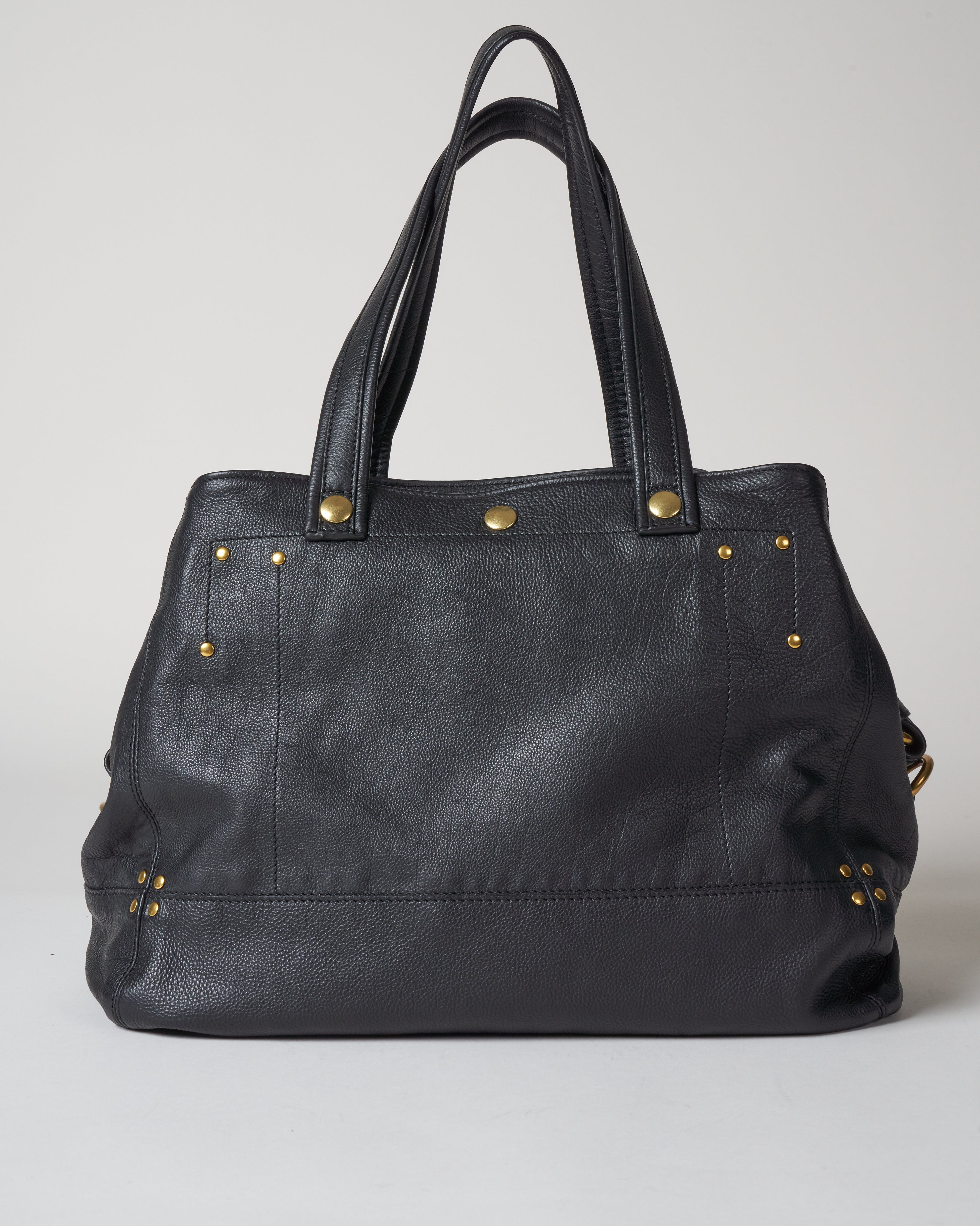 Jerome Dreyfuss Calf Skin Billy M Noir Brass