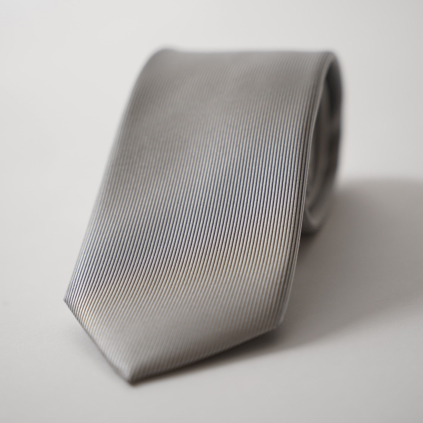 ツイルシルバータイ丹後産レギュラー加工 Twill silver tie(SV