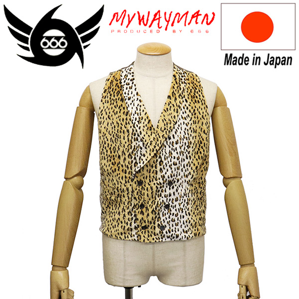 正規取扱店 666 MY WAY MAN MYV0003 マイウェイマン レパードウエスト