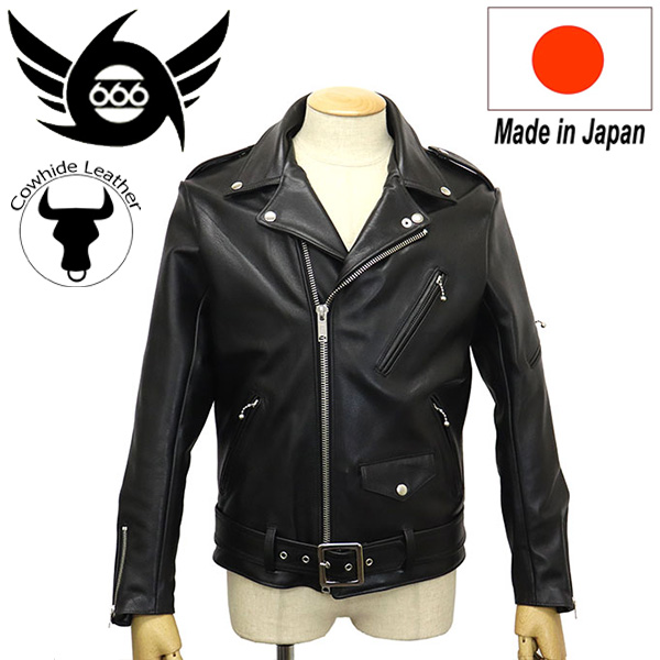 正規取扱店 666 LEATHER WEAR LJM-10TF タイトフィット フロントベルト