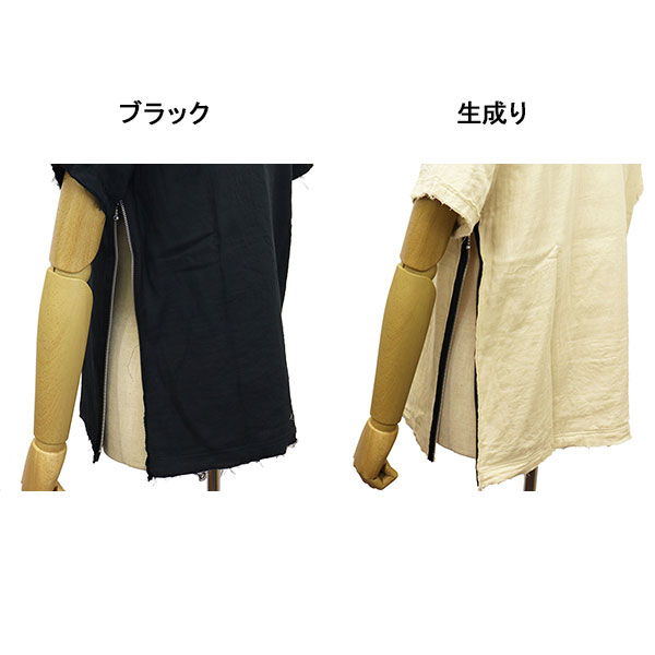 正規取扱店 666 ORIGINAL SOT0022 インサイドアウト ガーゼジップT