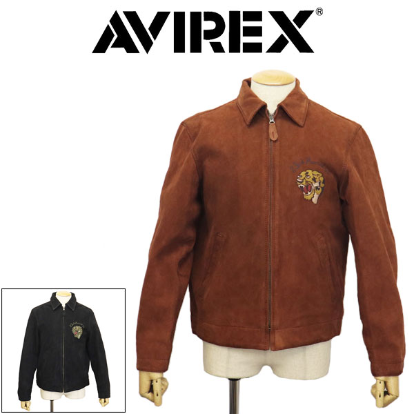 正規取扱店 AVIREX (アヴィレックス) 4250008 AGED SUEDE SOUVENIR JKT