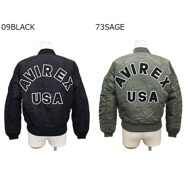 正規取扱店 AVIREX (アヴィレックス) 6202051 MA-1 COMMERCIALOGO エム