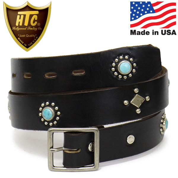 正規取扱店 HTC(Hollywood Trading Company) Belt #LCS-4 Turquoise