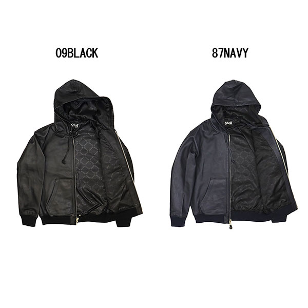 正規取扱店 Schott (ショット) 3111054 LEATHER FULL ZIP PARKA レザー