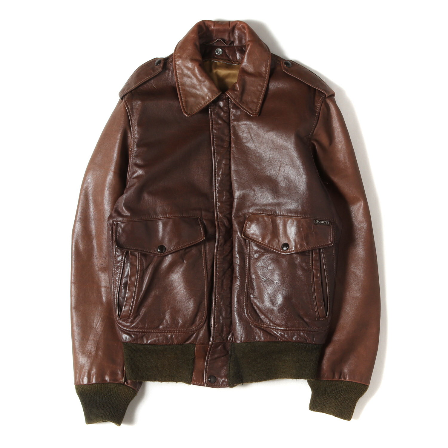 楽天市場】schott ショット（カラーブラウン）（メンズファッション