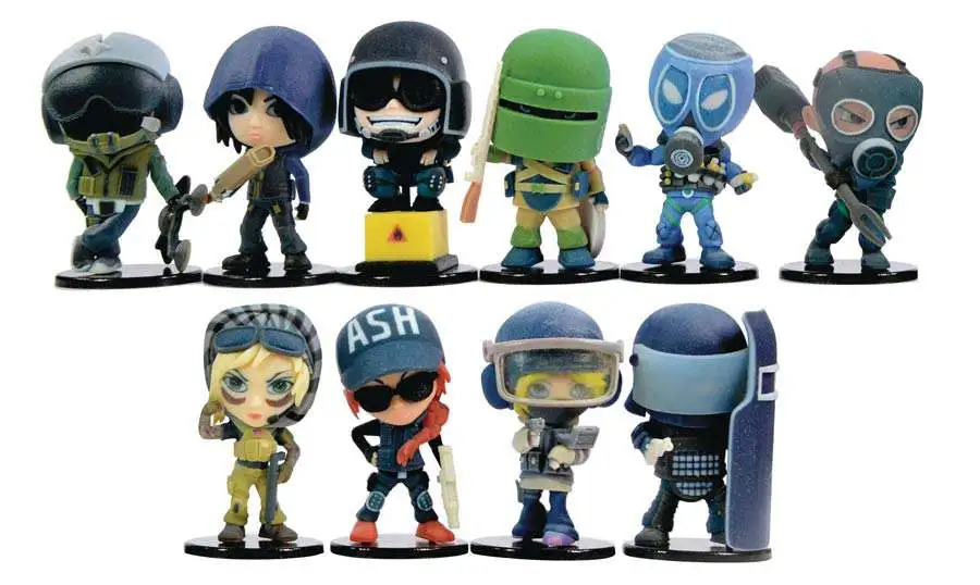 Ubisoft Collectible Figure Rainbow 6 Siege Mystery Box 12 Packs