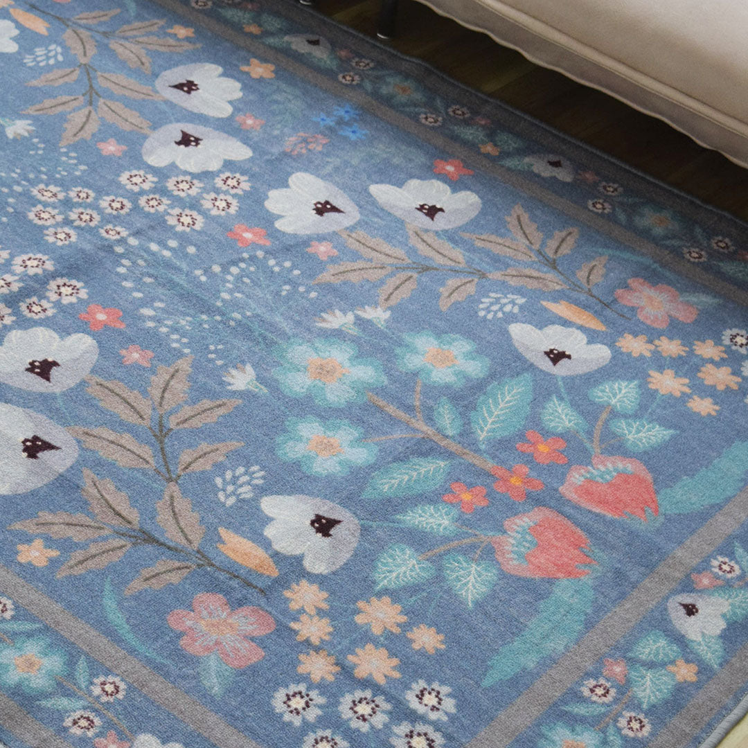 フラワー花柄ラグ TOCORU Series