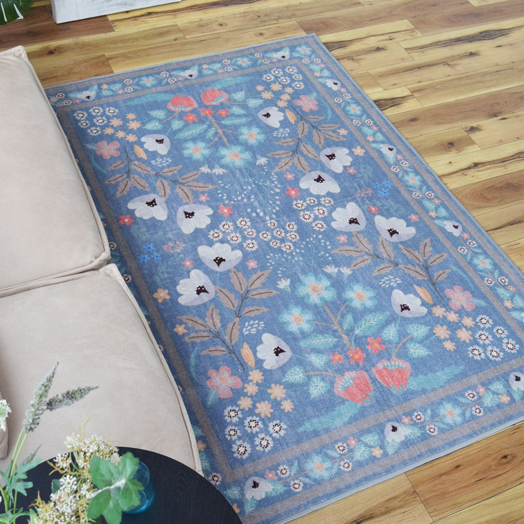 フラワー花柄ラグ TOCORU Series