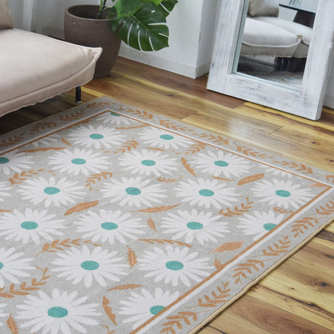 フラワー花柄ラグ TOCORU Series