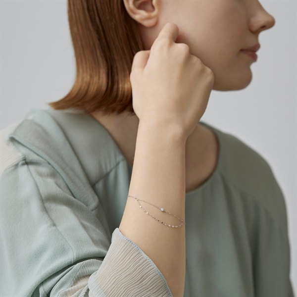 K18ホワイトゴールド ブレスレット | 112341133201 | 【公式】4