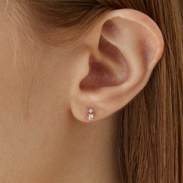 K18ピンクゴールド ピアス | 152211153101 | 【公式】Canal4℃ (カナル