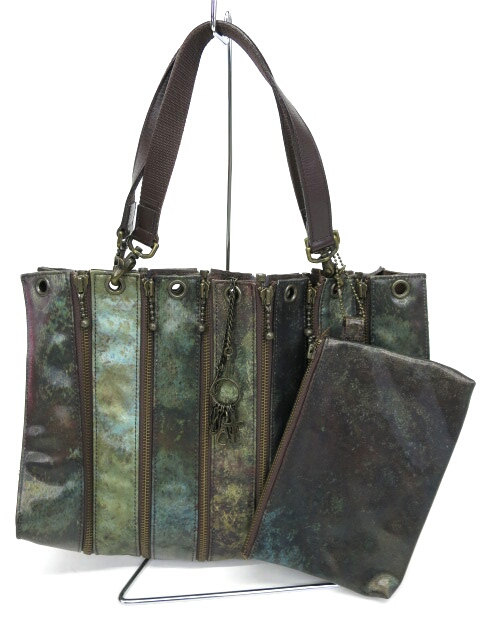 Jean Paul GAULTIER Vサイバージップバッグ ジャンポールゴルチエ