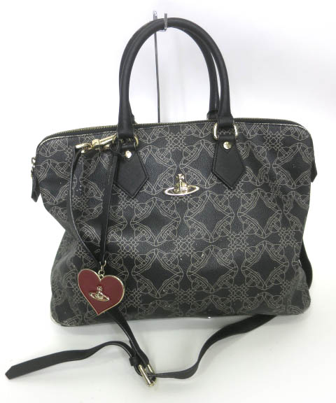 Vivienne Westwood / オーブ柄ボストンバッグ / ヴィヴィアンウエスト