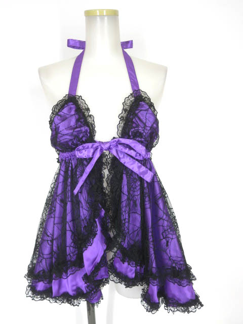 SEXY DYNAMITE / 蜘蛛の巣レース重ねベビードール / セクシー