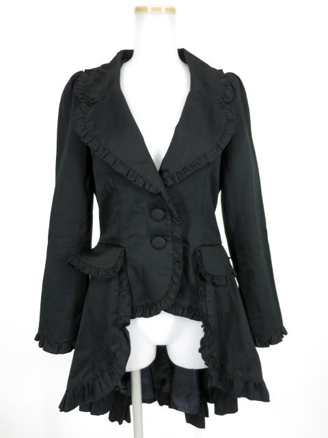 BPN フリルロングジャケット ブラックピースナウ BLACK PEACE NOW