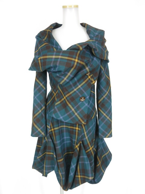 Vivienne Westwood RED LABEL タータンチェック柄ジャケット＆スカート