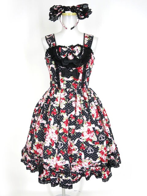 BABY, THE STARS SHINE BRIGHT シュガーブーケ柄 リボンジャンパー