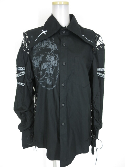 MAD PUNKS / 編み上げ付きパンクシャツ | 高価買取ならTokyo Alice