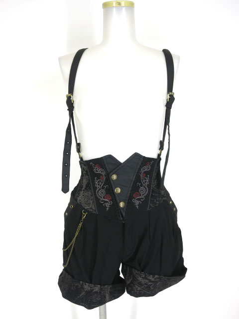 OZZ ONESTE / Rose×chartサスペンダー付きショートパンツ | 高価買取