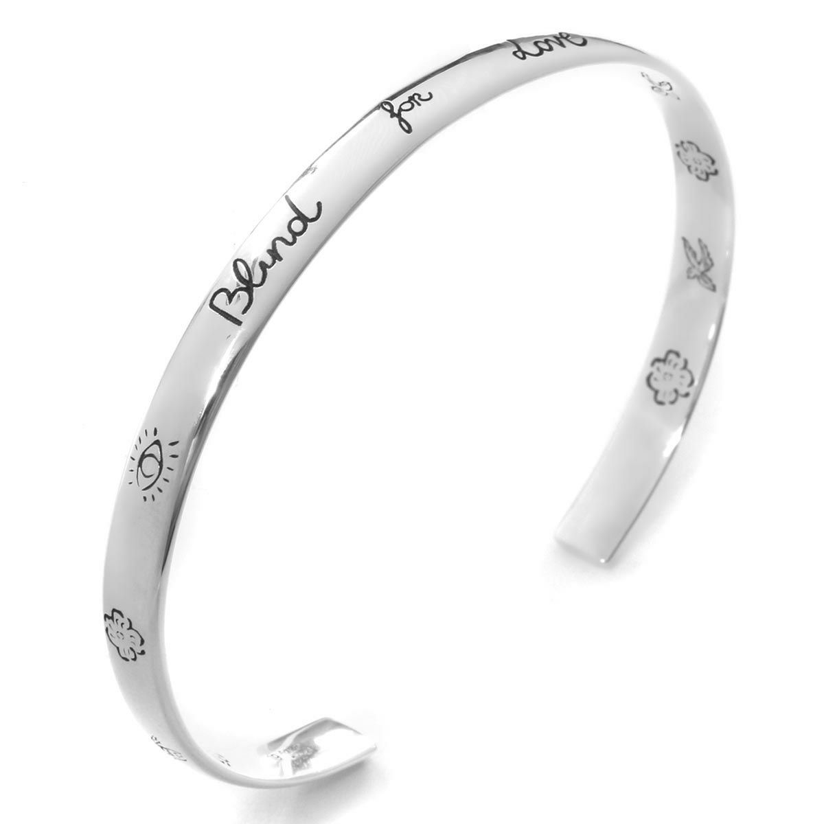 グッチ 釘モチーフ ネイル ワイド バングル 925 グッチ 釘モチーフ