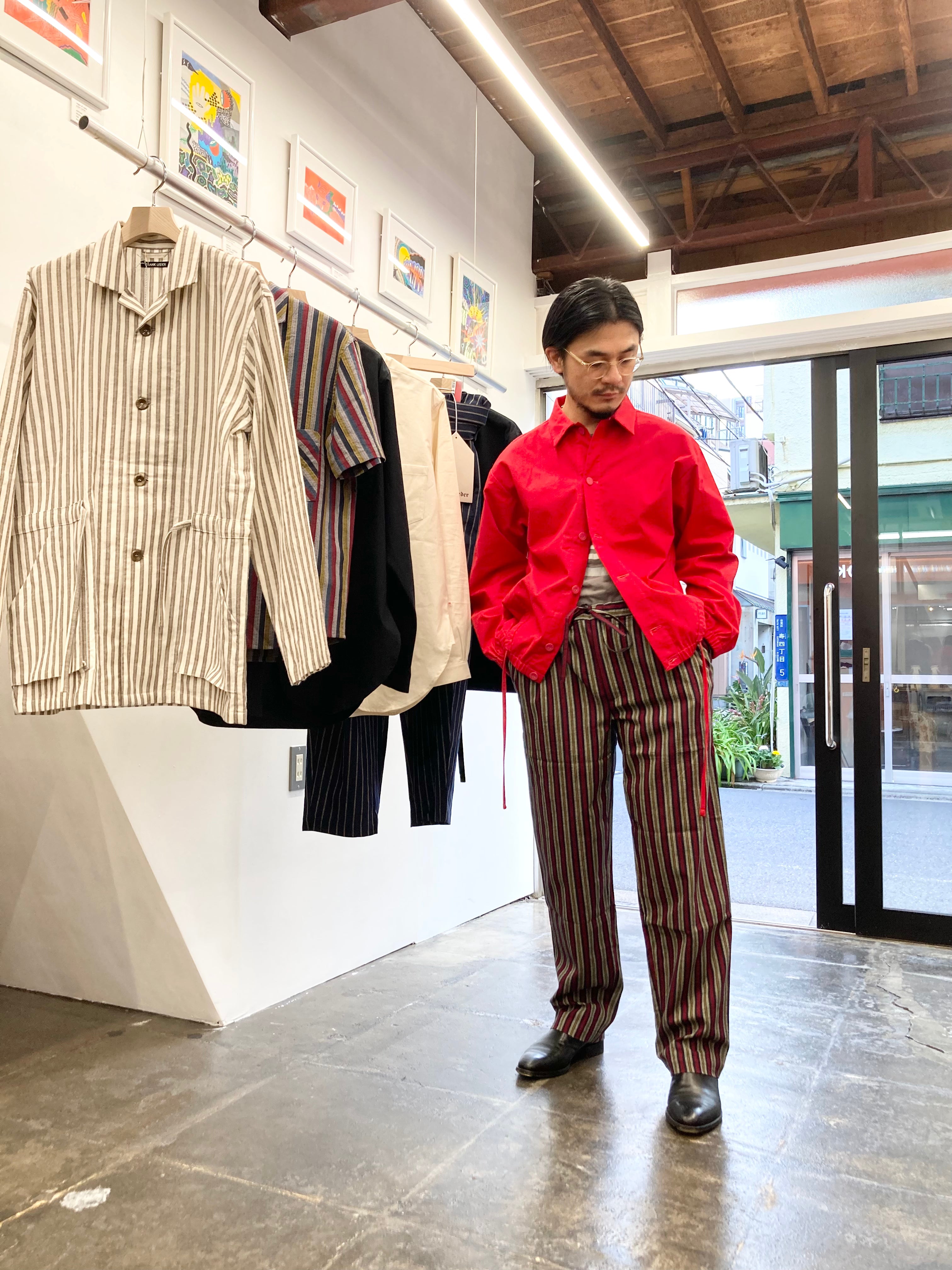 frank leder / フランクリーダー】60's VINTAGE BEDSHEET DRAWSTRING