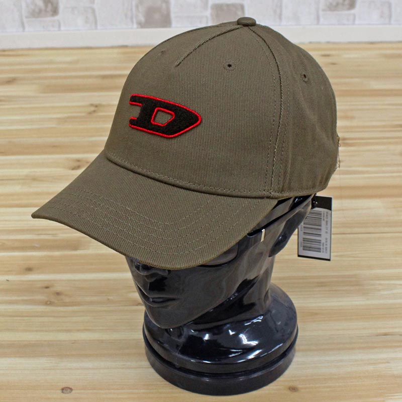 DIESEL ディーゼル キャップ 帽子 ベースボールキャップ Dワッペン