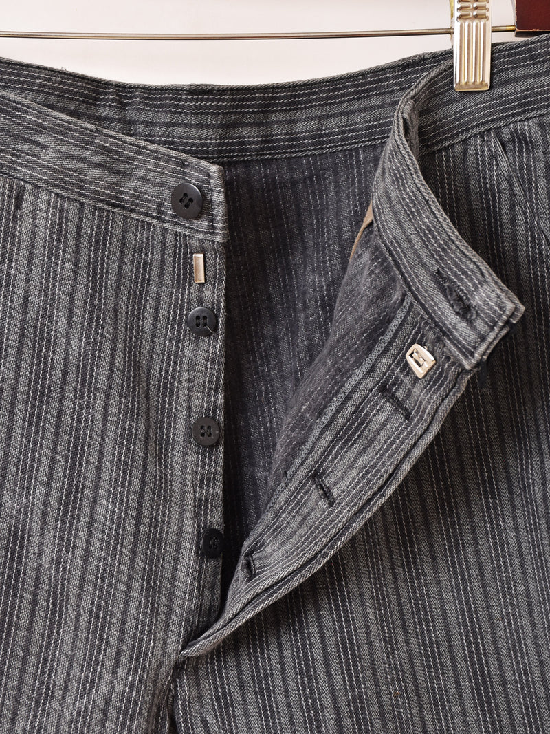 フランス製 ストライプ フレンチワークパンツ – 古着屋Top of the Hill