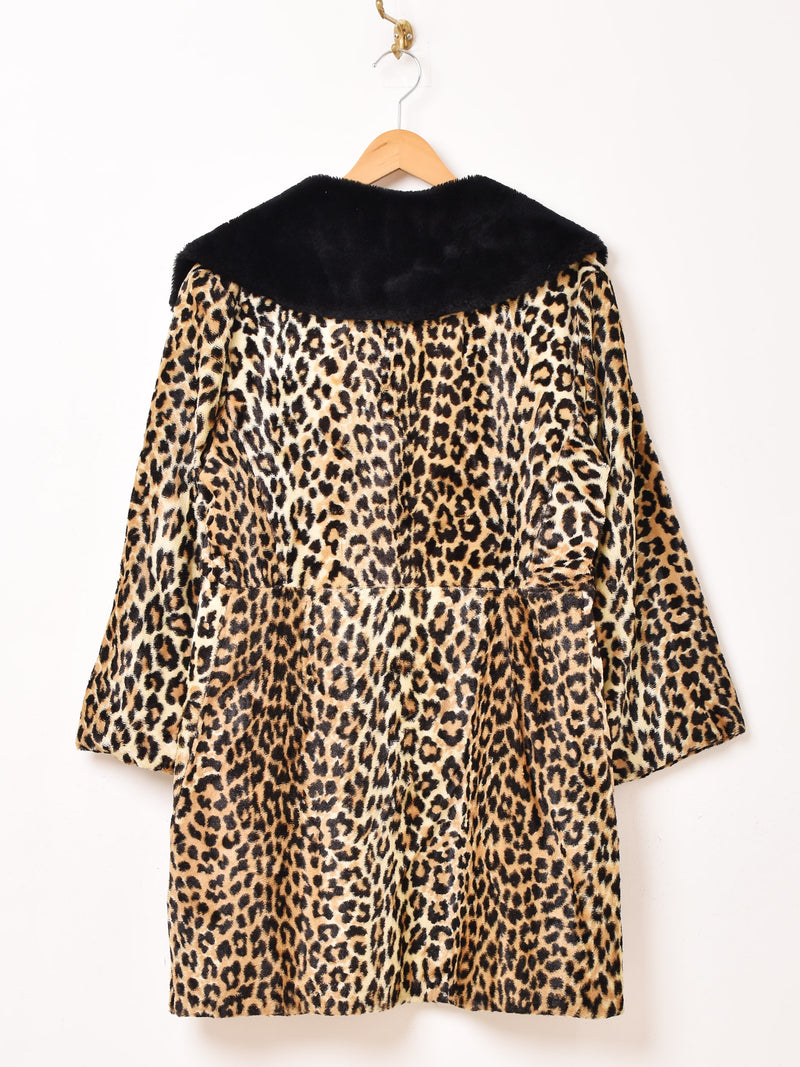 レオパード柄 フェイクファーコート – 古着屋Top of the Hillのネット
