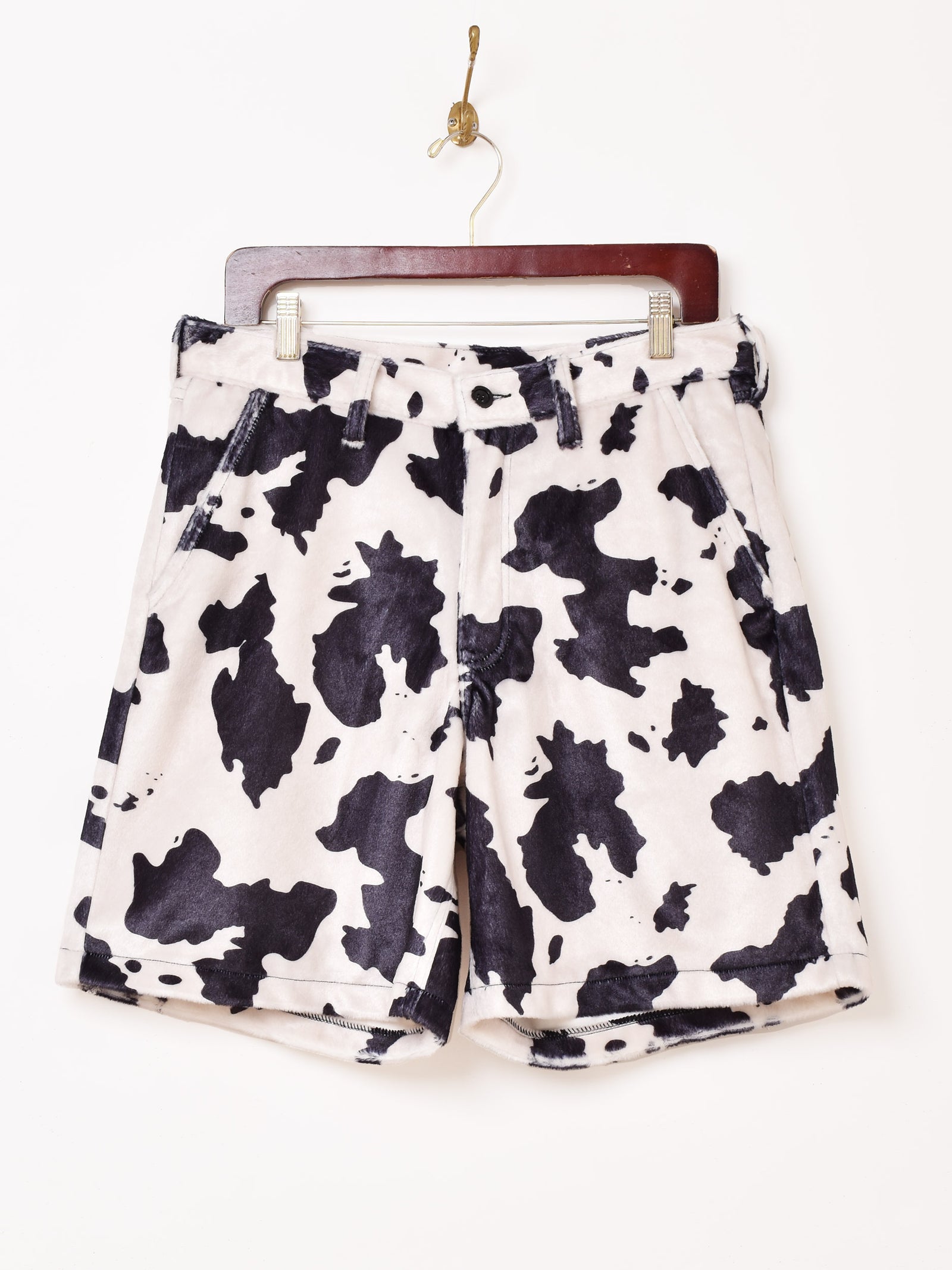 2色展開】Backers アニマル柄 フェイクファー ショートパンツ – 古着屋