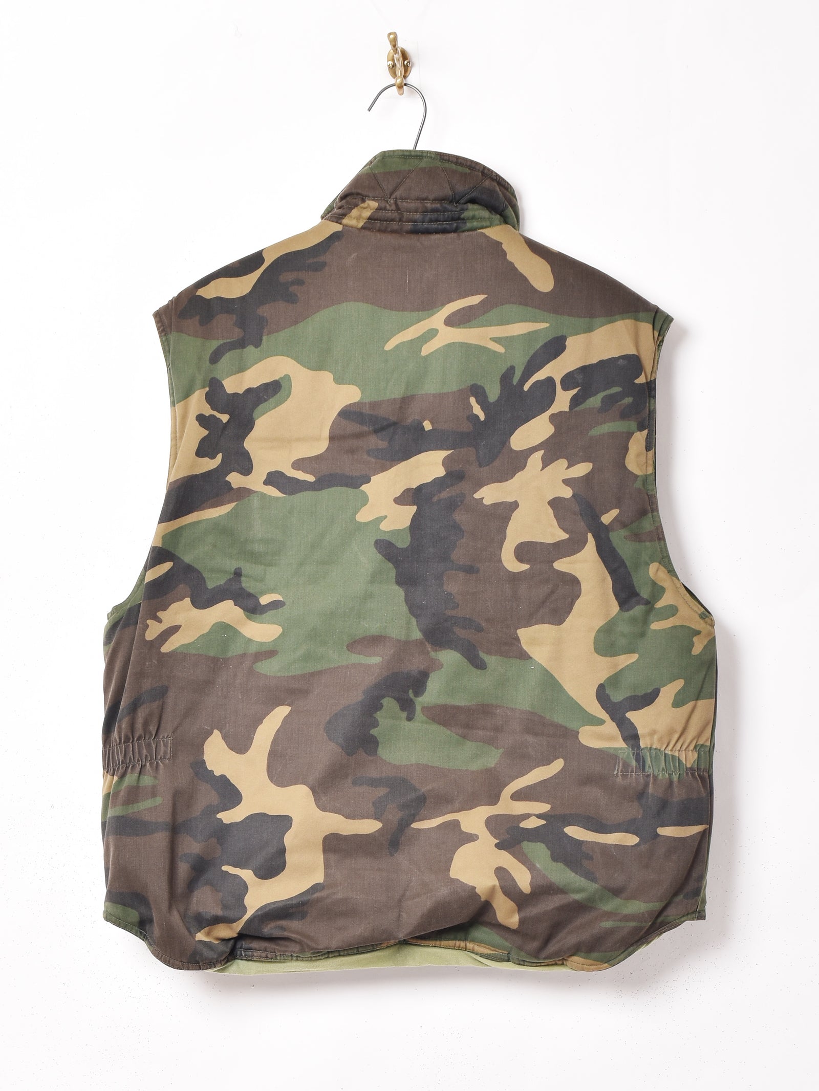 カモフラージュ柄 中綿入り ベスト – 古着屋Top of the Hillのネット