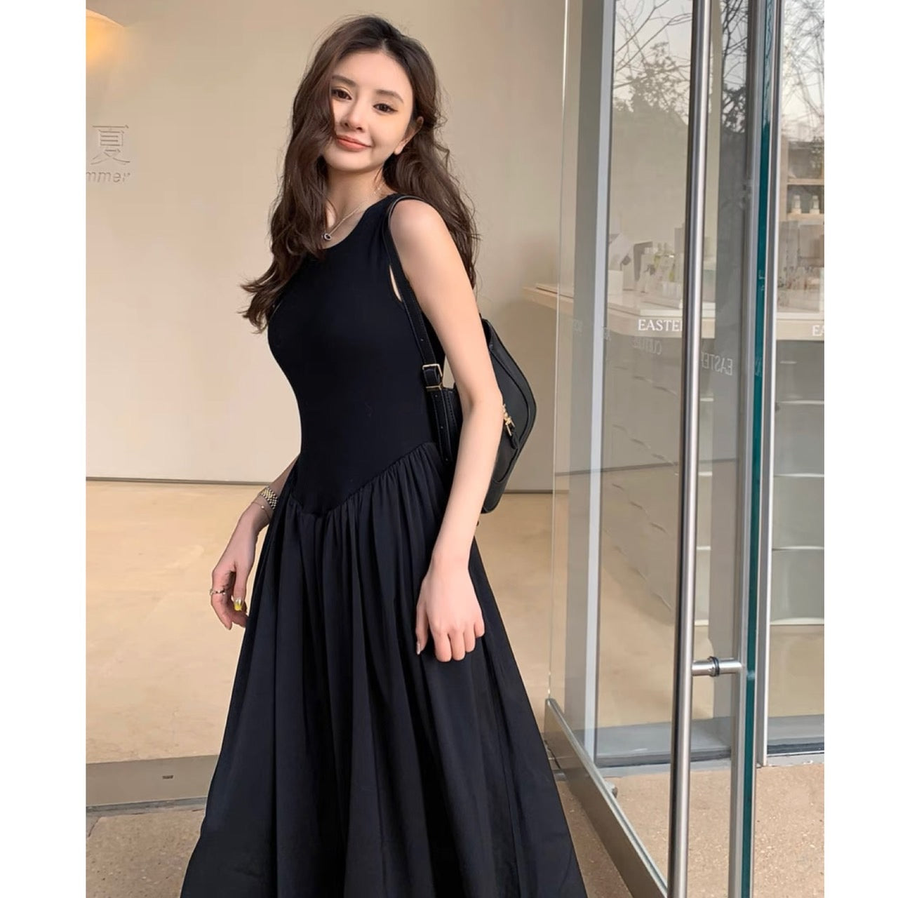 タンクトップ切り替えワンピース – TORUGATO