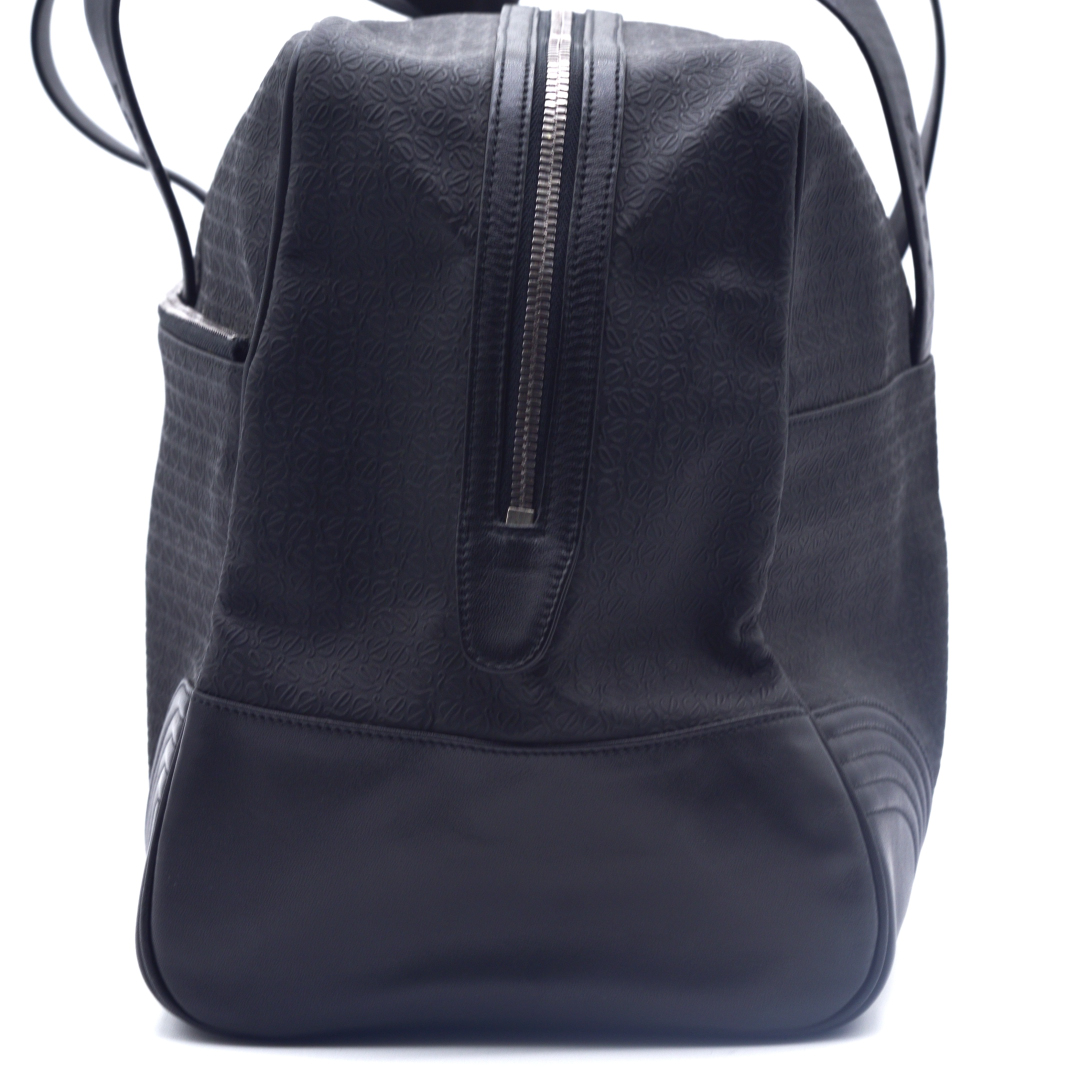 ロエベ LOEWE ボストンバッグ ブラック リピート アナグラム | 中古