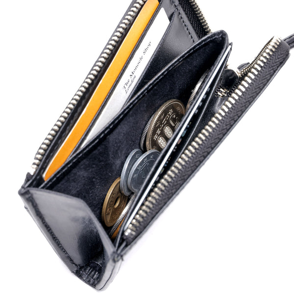 スロウ ブライドルレザー L字ファスナー ミニウォレット コインケース