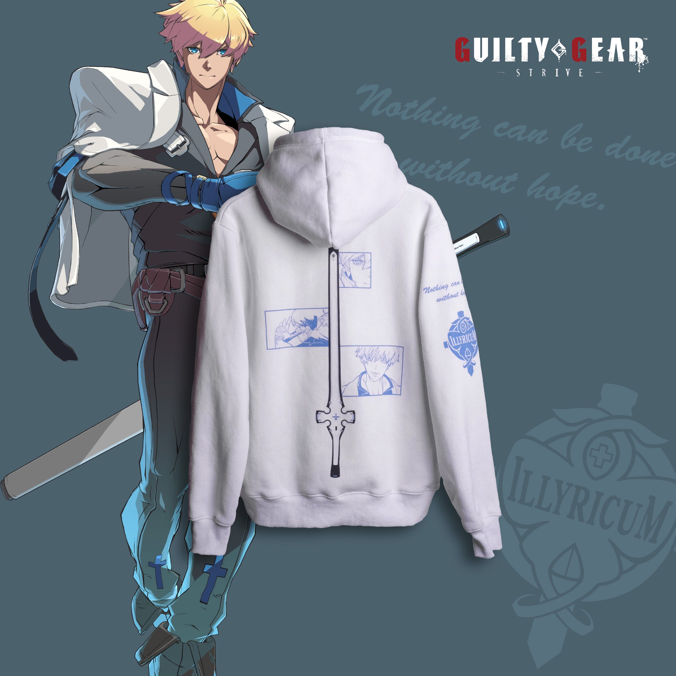 GUILTY GEAR -STRIVE- KY HOODIE – Torokami Apparel