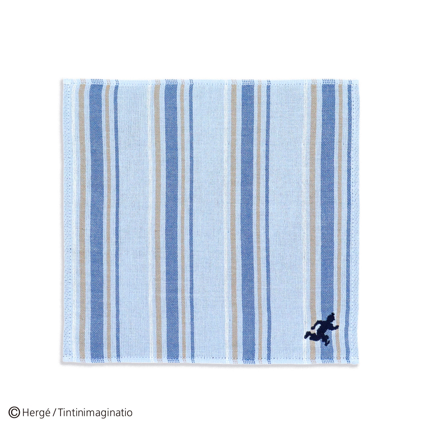 TINTIN』タンタン ガーゼストライプ タオルハンカチ※配送限定商品
